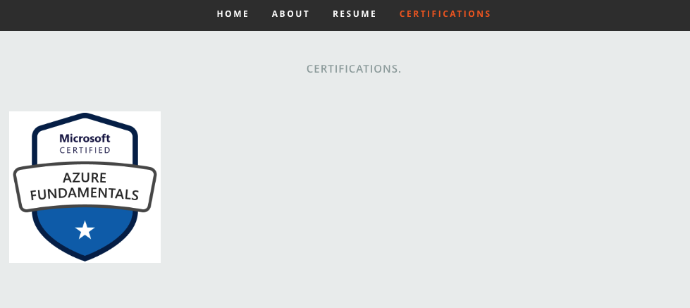 Certifications